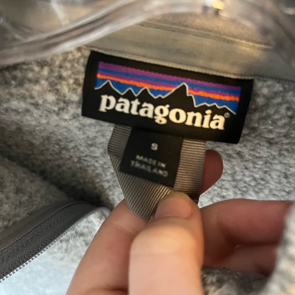 Patagonia Women's Better Sweater 1/4-Zip Fleece in Birch White - Picture 3 of 3